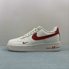 Nike Air Force 1 '07 Low Anniversary 40th Years White/Red Custom