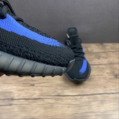 adidas Yeezy Boost 350 V2 Core Black Dazzling Blue - loja online