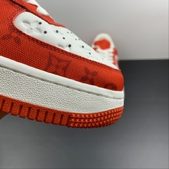 Louis Vuitton Nike Air Force 1 Low By Virgil Abloh White Red - comprar online