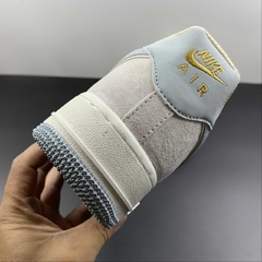 Nike Air Force 1 Low Grey Blue Gold - loja online