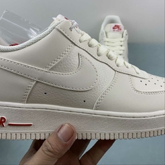 Nike Air Force 1 '07 Low Rice White / Red - Born Sneakers
