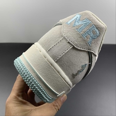 Nike Air Force 1 Low Rice White/Grey-Moolight Custom - loja online