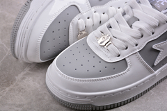Bapesta #6 Patent Leather Pack Grey - Born Sneakers