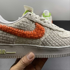 Nike Air Force 1 Low Hemp White Orange University Blue - Born Sneakers
