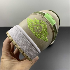 Jordan 1 Low Sail White Oil Green - loja online