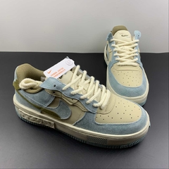 Nike Air Force 1 Fontanka Light Blue Brown White na internet