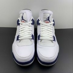 Imagem do Jordan 4 Retro White Black Midnight Navy
