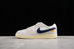 Jordan AJ1 KO Low Union LA White/Neutral Grey-Muslin Custom