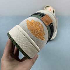 Jordan 1 Low Craft SE Sky J Light Olive Bright Mandarin - loja online