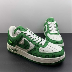 Louis Vuitton Nike Air Force 1 Low By Virgil Abloh White Green na internet