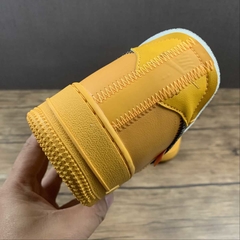 Nike Air Force 1 Low OFF-WHITE University Gold Metallic Silver - loja online