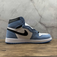 Jordan 1 Retro High White University Blue Black - comprar online