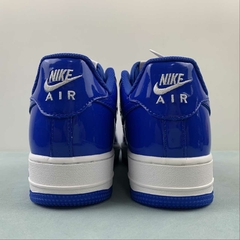 Nike Air Force 1 Low Royal Blue Patent Leather - Born Sneakers