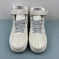 Nike Air Force 1 Mid Rice White/Silver Grey - loja online