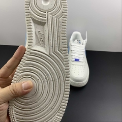 Imagem do Nike Air Force 1 Low 82 Double Swoosh White Medium Blue