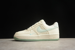 Nike Air Force 1'07 Low Beige/Light Green Custom