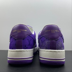 Louis Vuitton Nike Air Force 1 Low By Virgil Abloh White Purple - Born Sneakers
