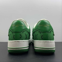 Louis Vuitton Nike Air Force 1 Low By Virgil Abloh White Green - Born Sneakers