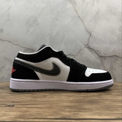 Jordan 1 Low Black White Wolf Grey Infrared 23 - comprar online