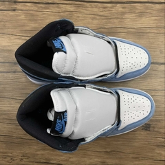 Jordan 1 Retro High White University Blue Black - loja online