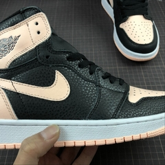 Jordan 1 Retro High Black Crimson Tint - Born Sneakers