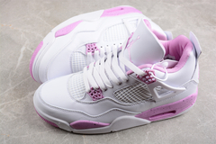 Jordan 4 Retro White/Pink Custom - loja online