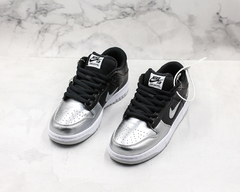 Nike SB Dunk Low Supreme Jewel Swoosh Silver - Born Sneakers