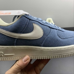 Nike Air Force 1 Low Blue Denim Custom - Born Sneakers