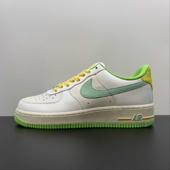 Nike Air Force 1 Low White/Grass Green Custom