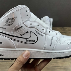 Jordan 1 Mid Schematic - Born Sneakers