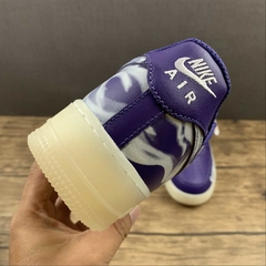 Nike Air Force 1 Low '07 QS Purple Skeleton Halloween - loja online