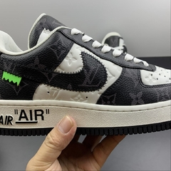 Louis Vuitton Nike Air Force 1 Low By Virgil Abloh White Black - Born Sneakers