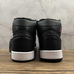 Jordan 1 Retro High Black Satin Gym Red - Born Sneakers