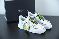Nike Air Force 1 Low Worldwide White Blue Fury Volt na internet