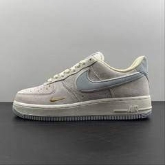 Nike Air Force 1 Low Grey Blue Gold