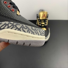 Jordan 3 Retro Black Cement Gold - comprar online