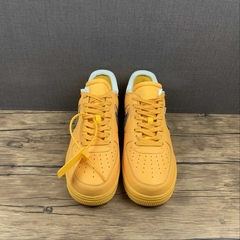 Imagem do Nike Air Force 1 Low OFF-WHITE University Gold Metallic Silver