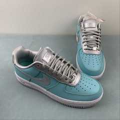 Nike Air Force 1 Low Tiffany & Co. 1837 Silver Custom na internet