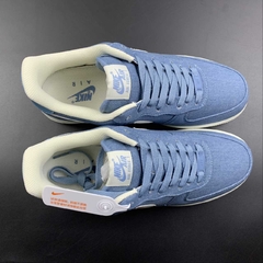 Nike Air Force 1 Low Blue Denim Custom - loja online