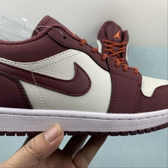 Jordan 1 Low GS Night Maroon - Born Sneakers