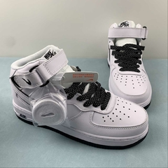 Nike Air Force 1 Mid Black White na internet