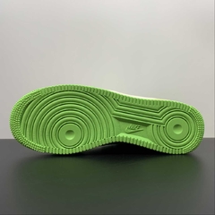 Nike Air Force 1 Low White/Grass Green Custom na internet