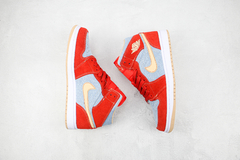 Jordan 1 Mid Denim Red - Born Sneakers