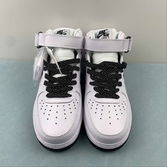 Nike Air Force 1 Mid Black White - loja online