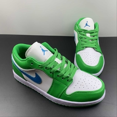 Jordan 1 Low Lucky Green na internet