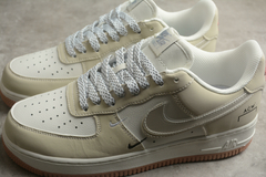 Nike Air Force 1 07 Low Cream Red Off White Gum AC