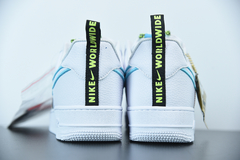 Nike Air Force 1 Low Worldwide White Blue Fury Volt