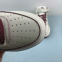 Nike Air Force 1 07 Mid Off White Dark Red na internet