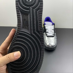 Imagem do Louis Vuitton Nike Air Force 1 Low By Virgil Abloh Black Metallic Silver