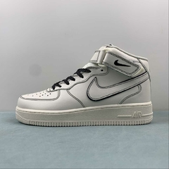 Nike Air Force 1 '07 Mid Black/Beige Custom